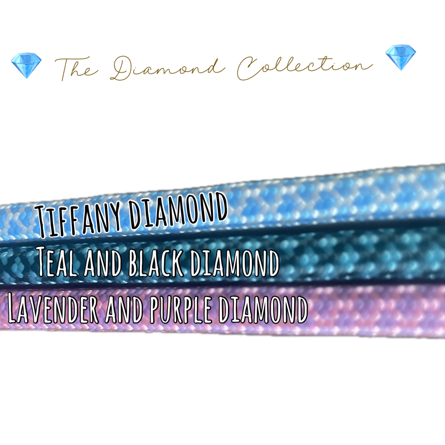 Teal and Black Diamond Slip With A Clip - Image 3