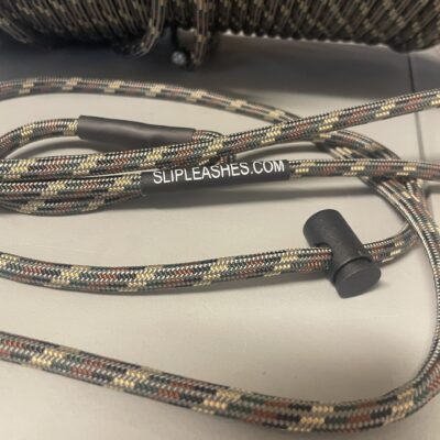 Brown Camo Slip Leash