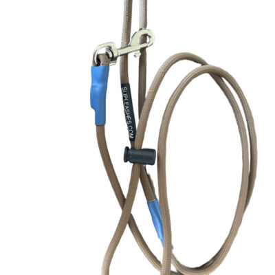Clip Leash With Blue Sew Seal