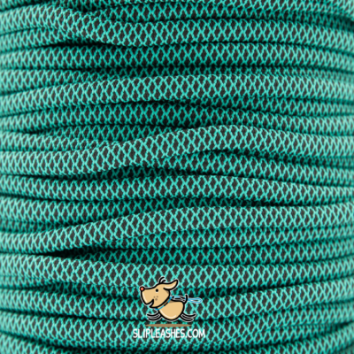 Teal & Black Diamond Slip Leash