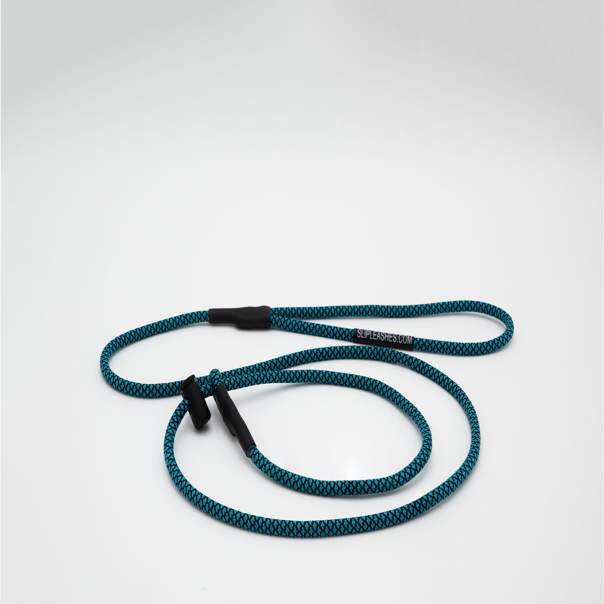 Teal & Black Diamond Slip Leash - Image 3